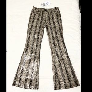 Snake Flare Pants